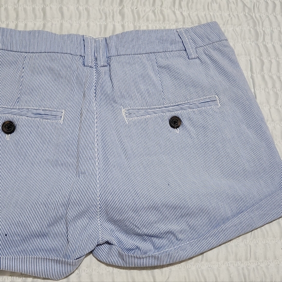 H&M BLUE STRIPE SHORTS SIZE 4 - Picture 7 of 15